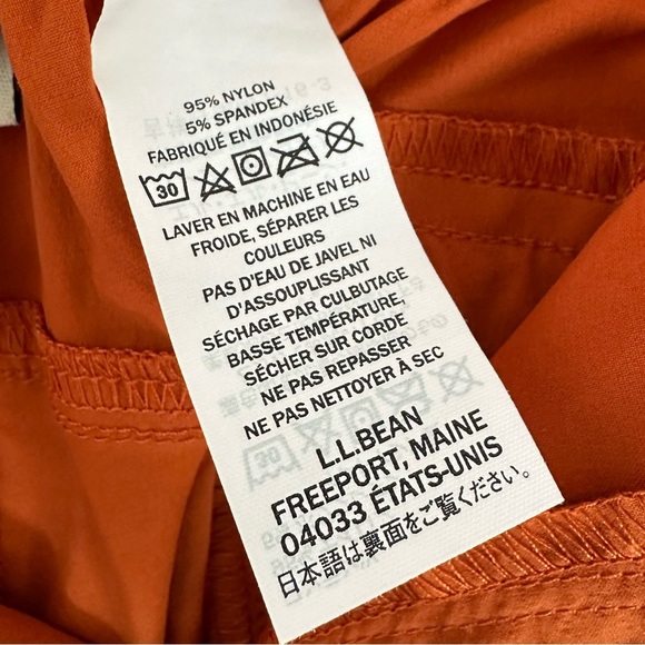 L.L.Bean Orange Swim Trunks Men’s Short, Size Medium - Picture 13 of 14